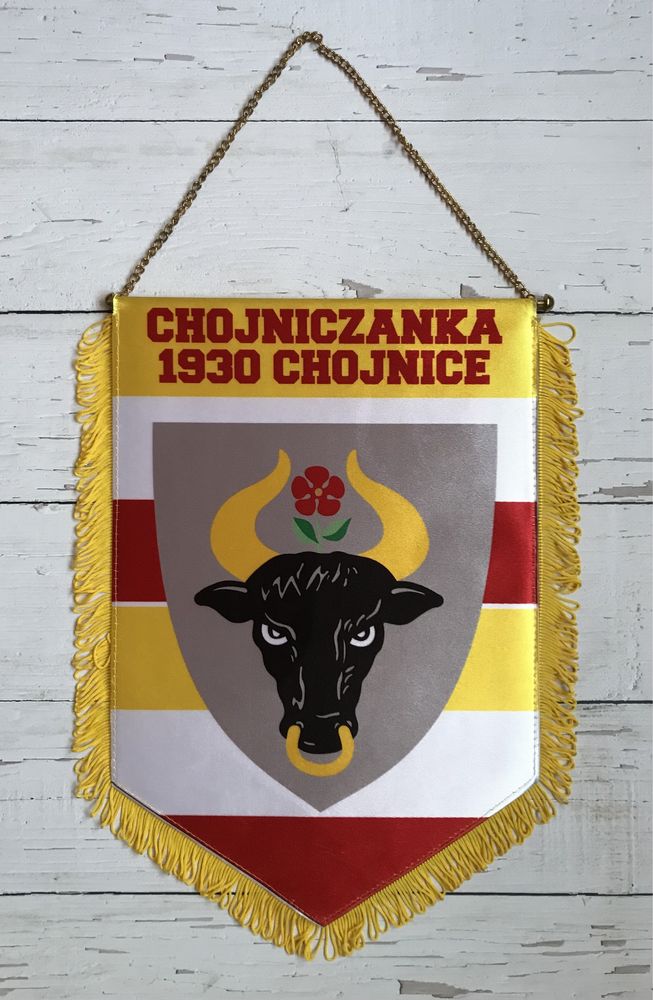 Duży Proporzec Chojniczanka Chojnice Gryf Słupsk Unikat !
