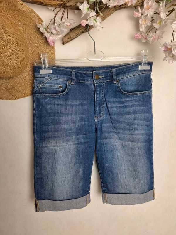 Krótkie spodenki jeansowe  szorty damskie lato wygodne bawełna letnie