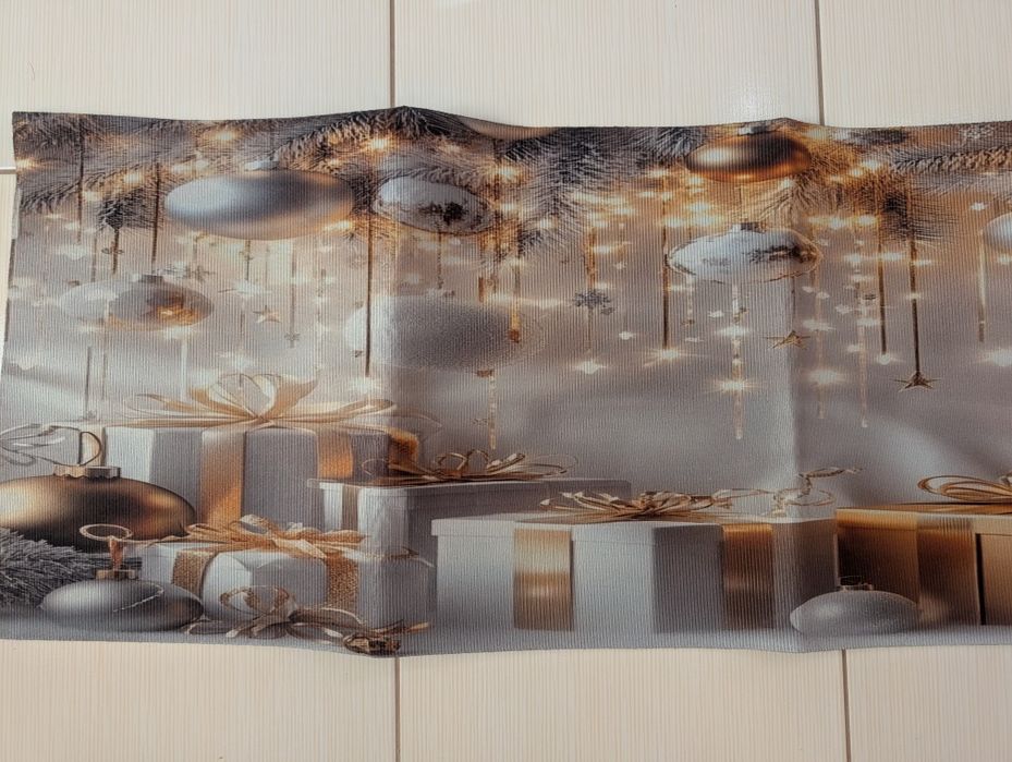 Dywanik chodnik chodniczek świąteczny wycieraczka mata świąteczna