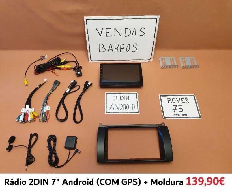 (NOVO) Rádio 2DIN • ROVER 75 • MG ZT / ZT-T • Android [4+32GB]