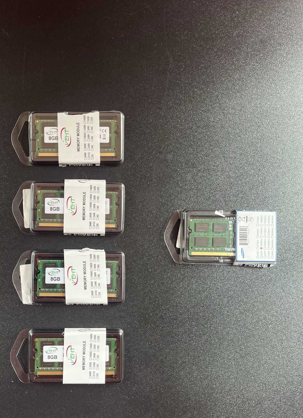 7 Sztuk RAM DDR3 8GB 1600Mhz Sodimm