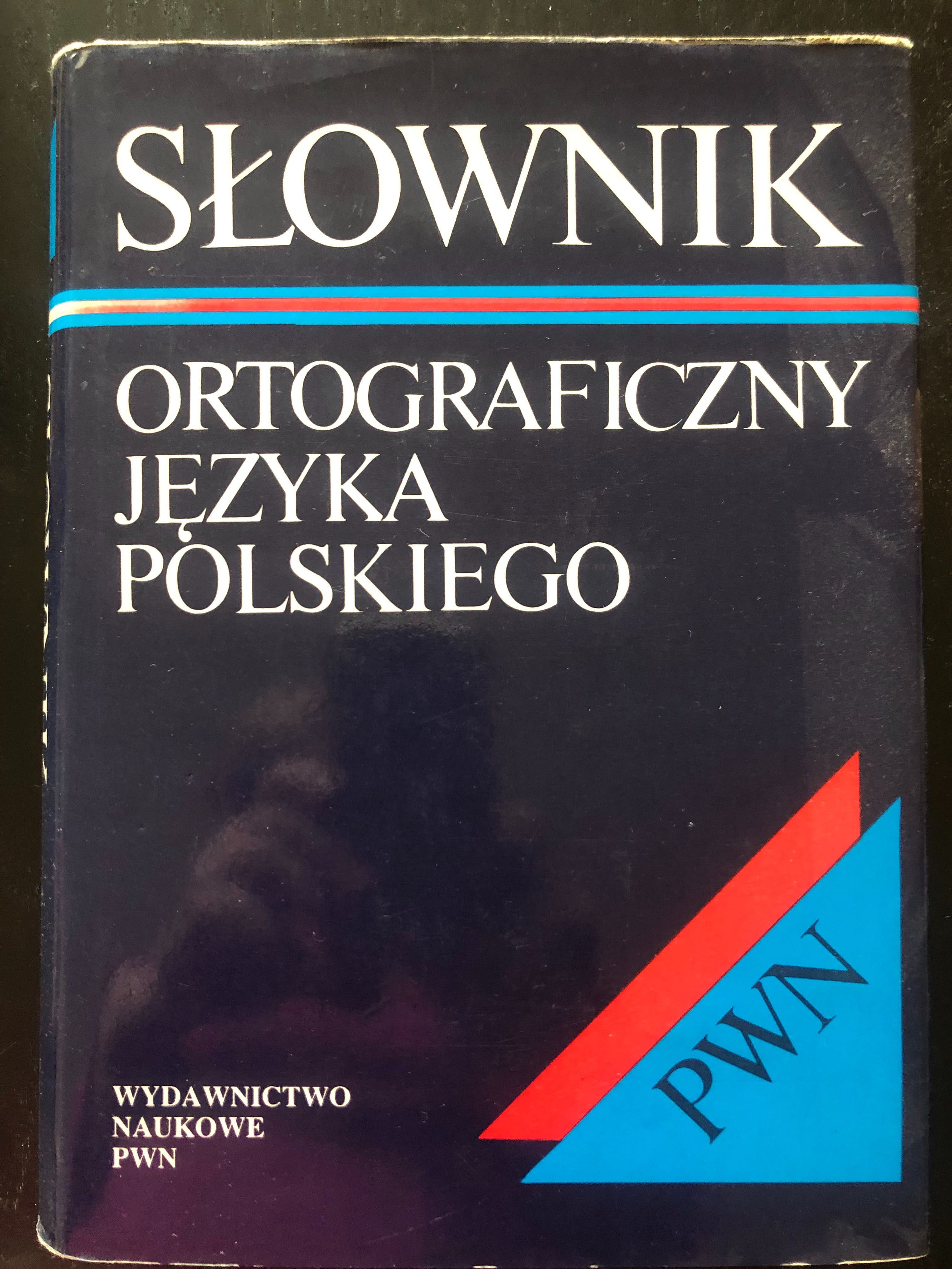 Słownik Ortograficzny Języka Polskiego PWN twarda oprawa