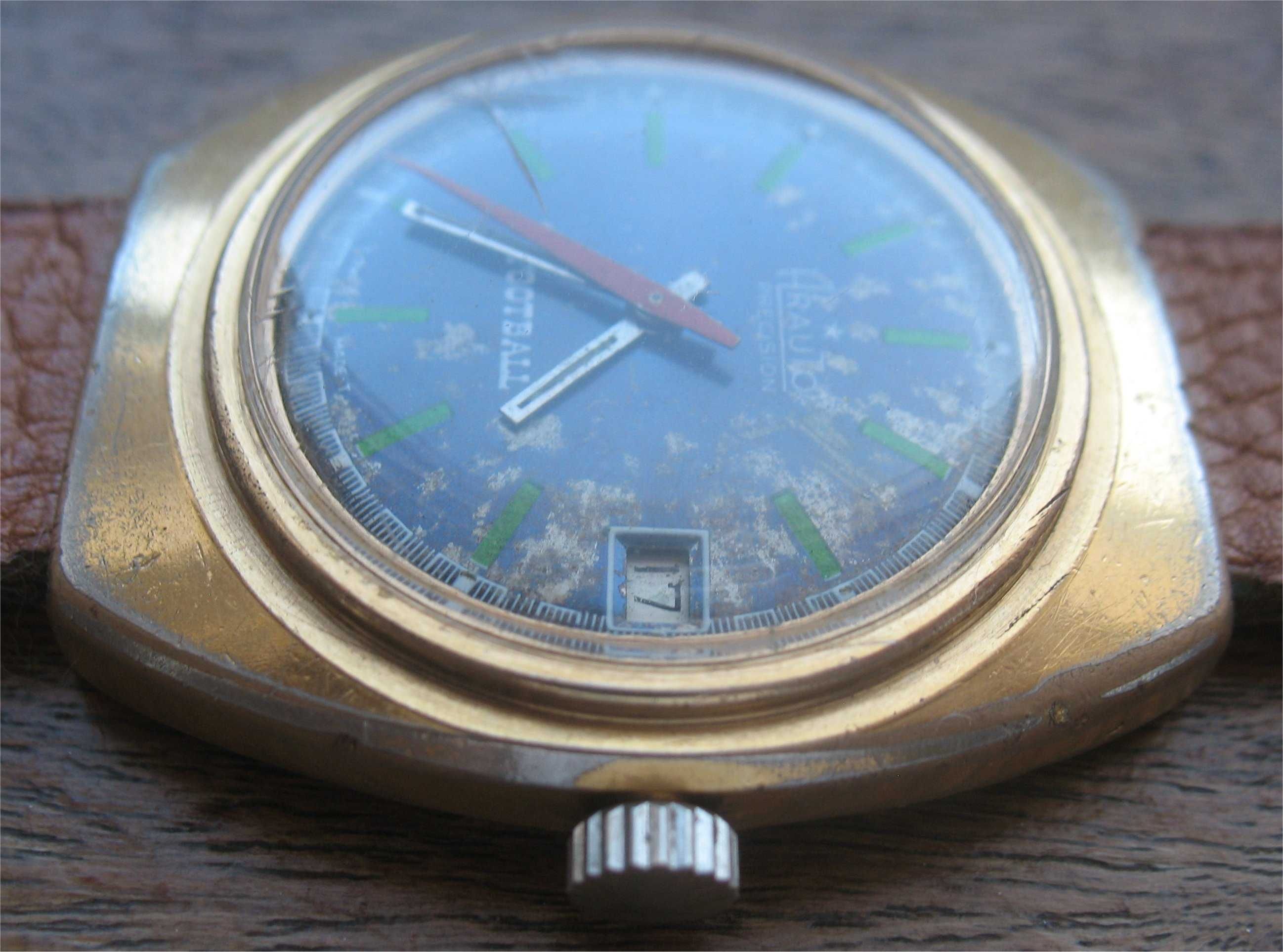 Relógio de Corda Vintage - Arauto - Precision - Football - Swiss Made