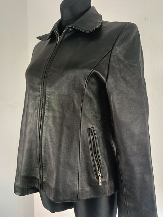 Skórzana damska miękka kurtka Hugo Boss XXL