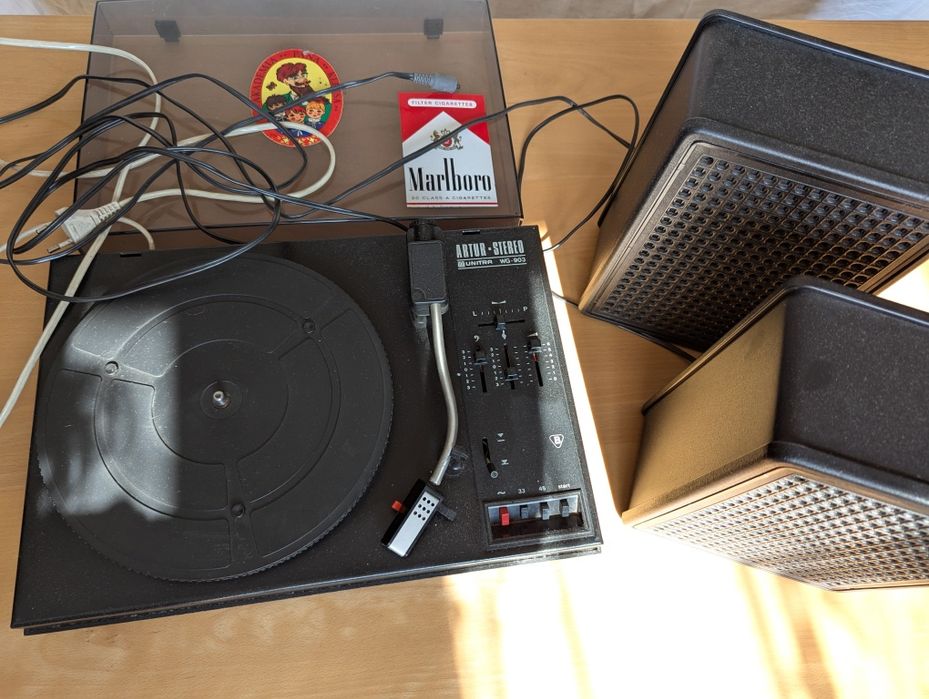 Gramofon UNITRA Artur WG-903 dwie kolumny