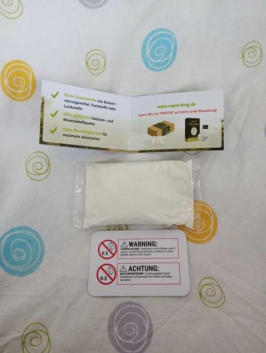 Sepia powder da sepia king - cálcio para répteis