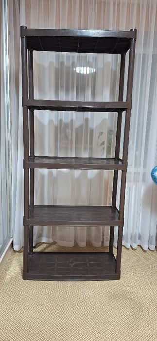 Стелаж полиця пластиковий 1800x370x820 мм