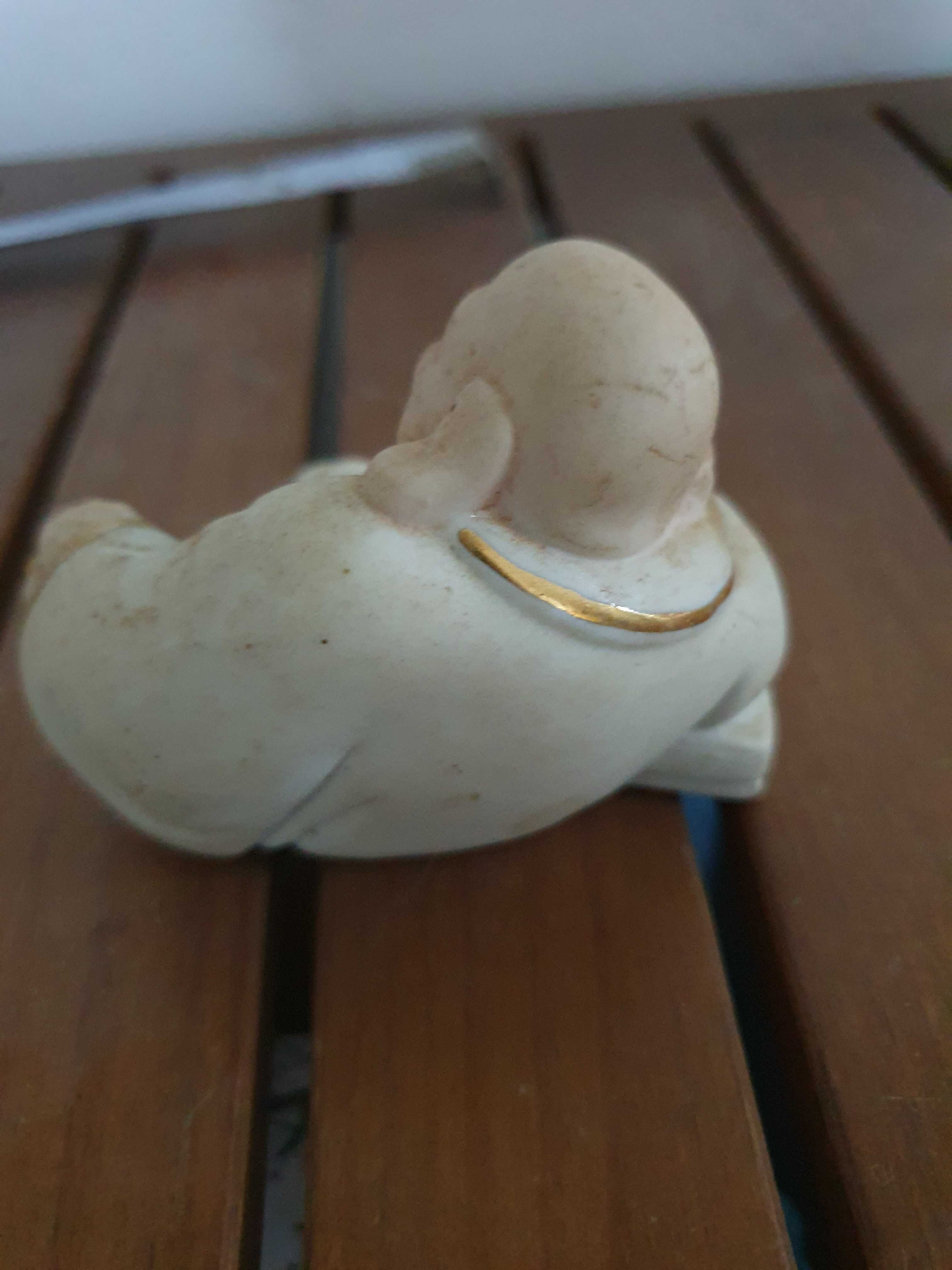 Buda miniatura antigo em porcelana campoly