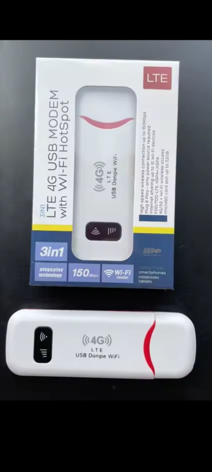 Router hotspot pen modem wifi portátil USB cartão SIM(desbloqueado)