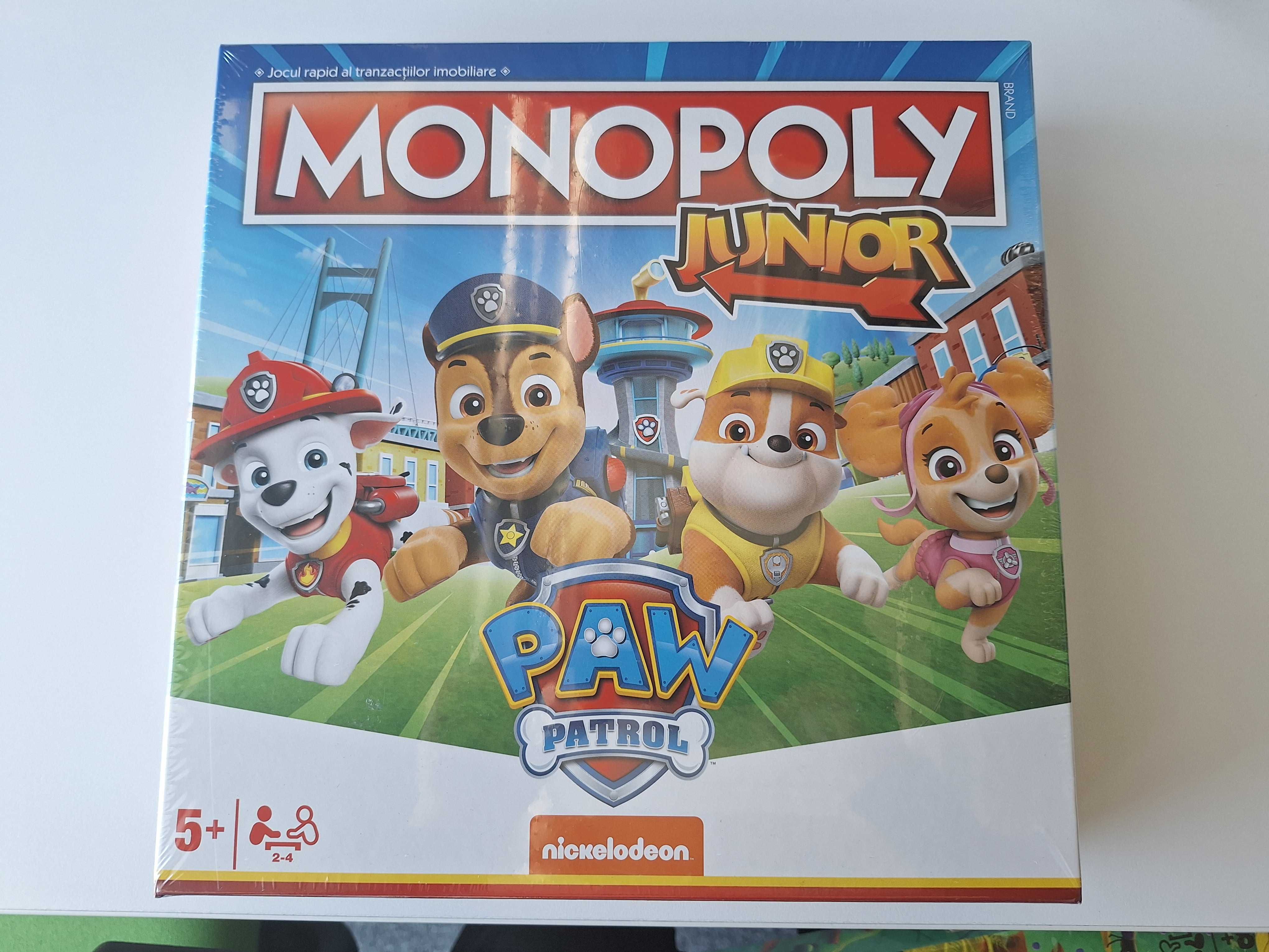 Monopoly Junior Paw Patrol wersja rumuńska