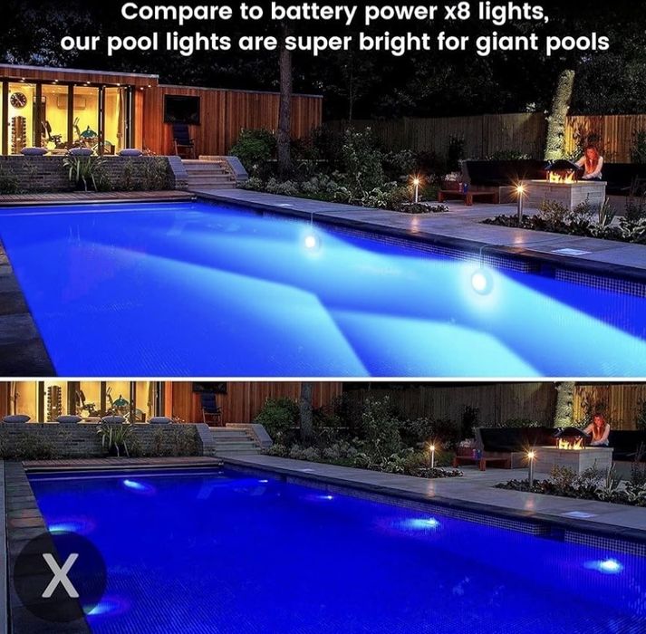 LyLmLe Oświetlenie Basenowe LED z Kontrolą APP, 20W RGB