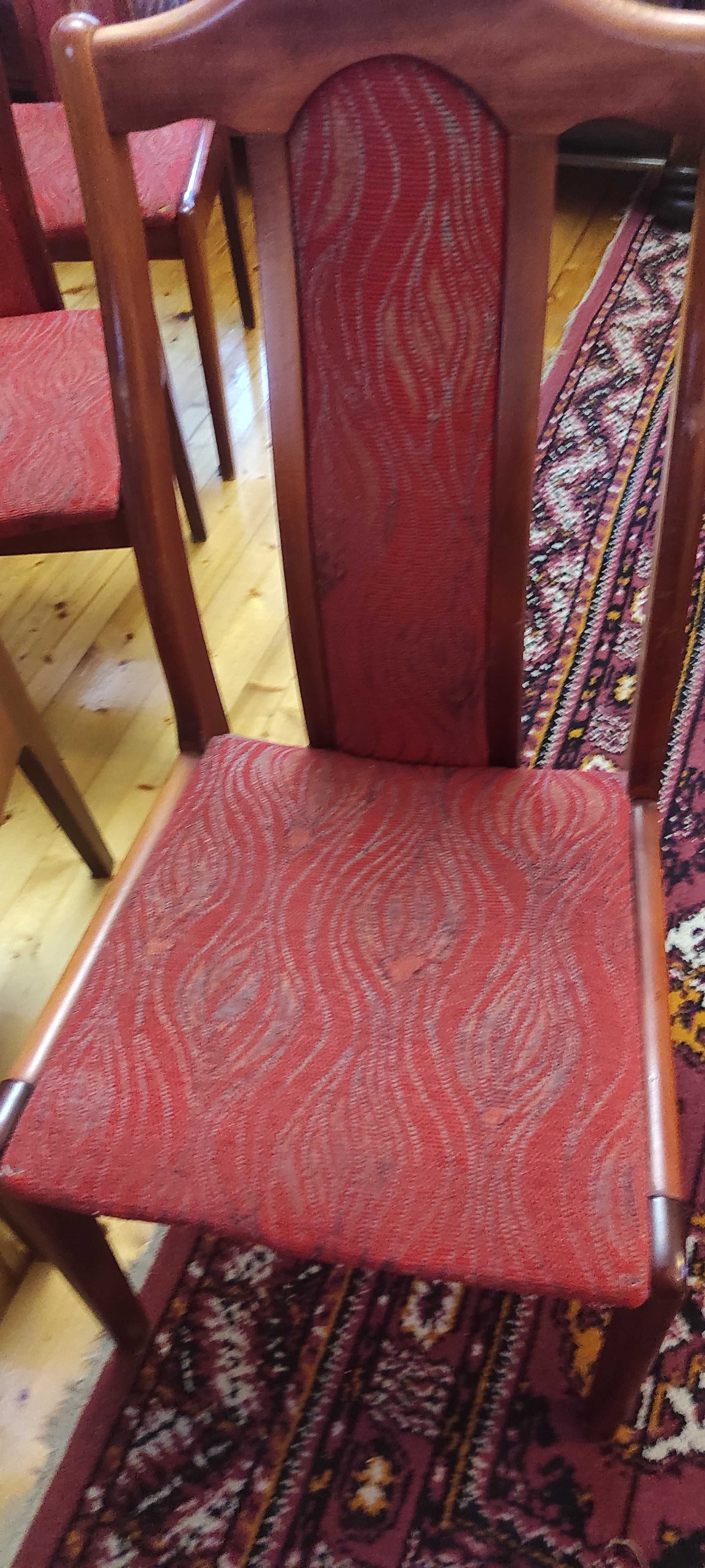Stół drewniany 190cm wraz z 4 krzesłami