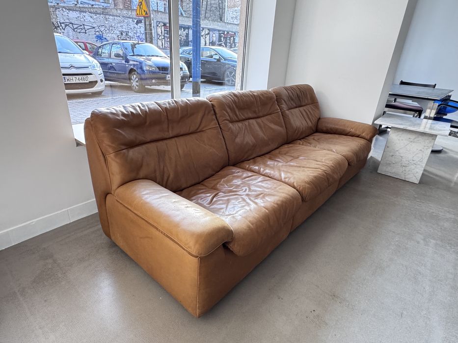 Kanapa skórzana karmelowa  DeSeDe