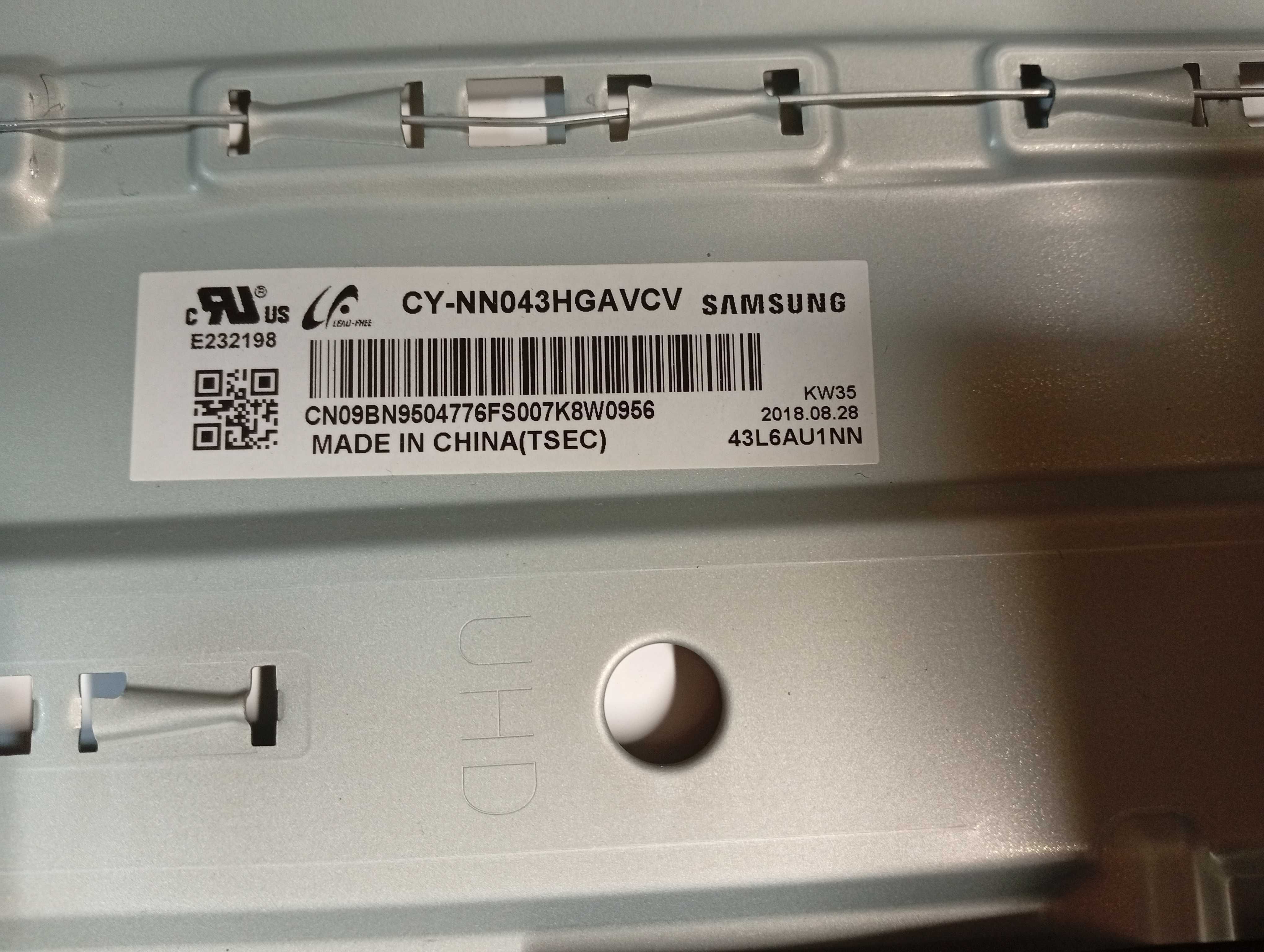 Телевізор Samsung UE43NU7120U на запчастини