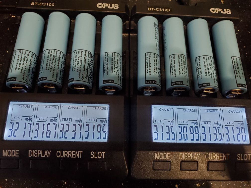 Якісні акумулятори 18650 LG mh1..в хорошому стані..10A..3000-3200mah