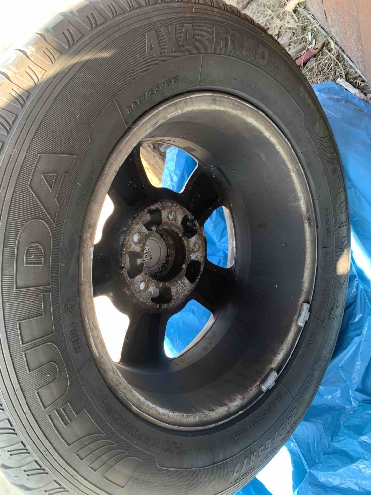 Диски КIA Sorento + летняя резина r17 5x139.7