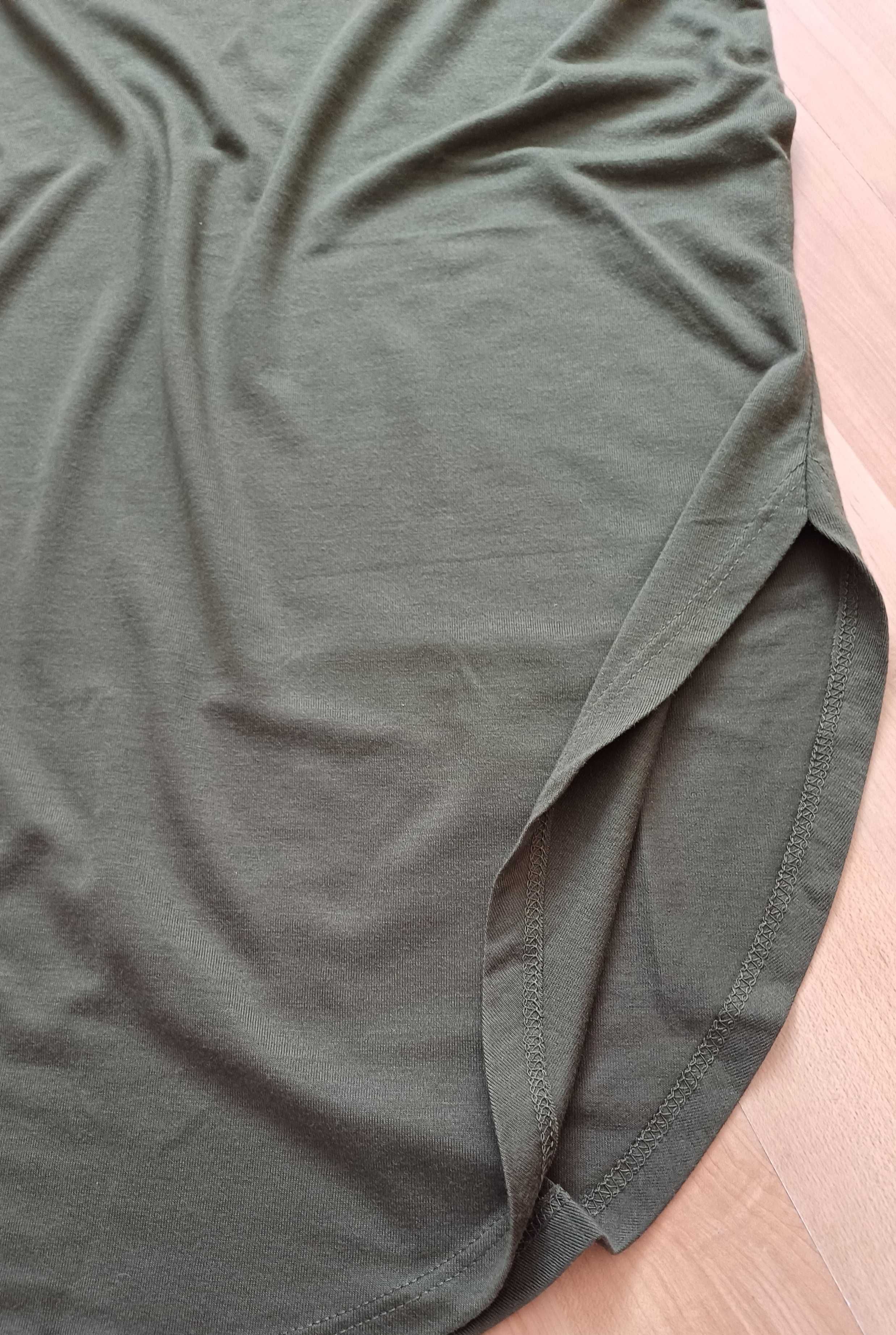 T-shirt damski bluzka zielona krótki rękawek Primark XXS/32 S/36 nowy
