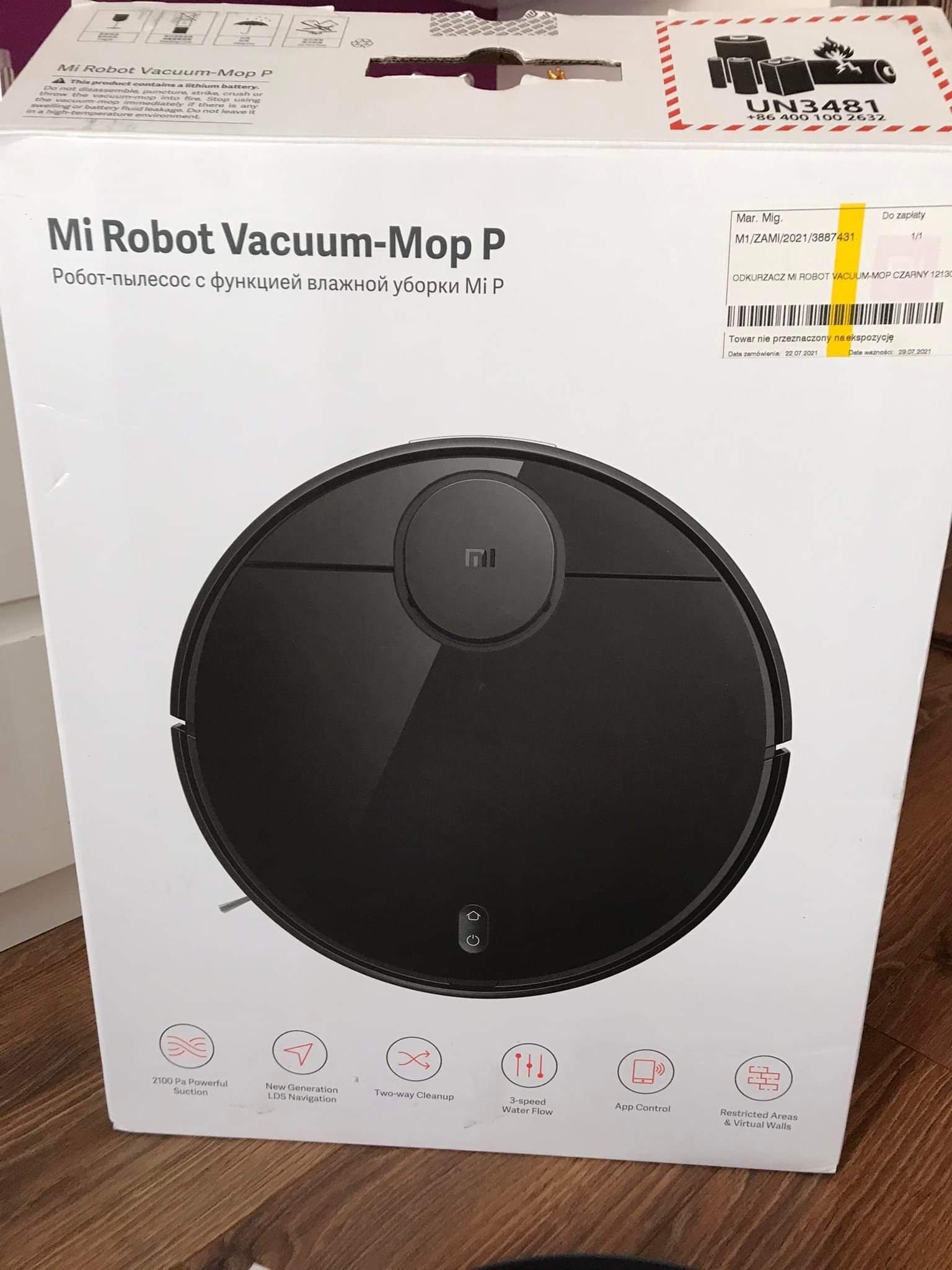 Mi robot vacuum mop czarny