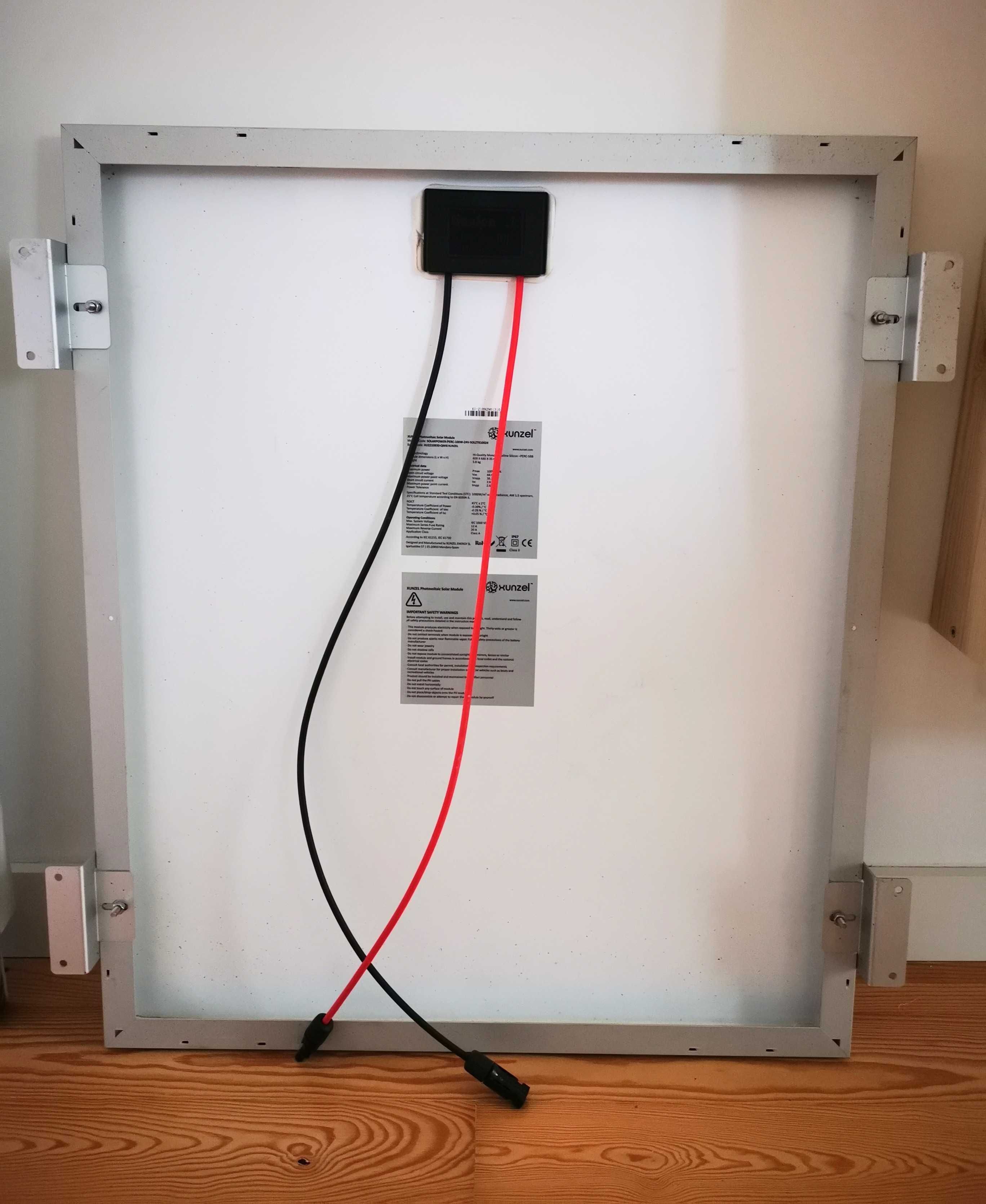 9 Paineis solares fotovoltaicos 100 W muito compactos (preço/unidade)