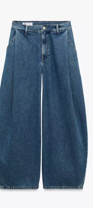 Spodnie szerokie Zara 42