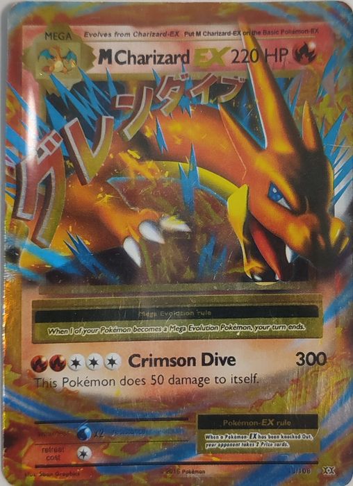 Carta Pokemon M Charizard 2016 13/108