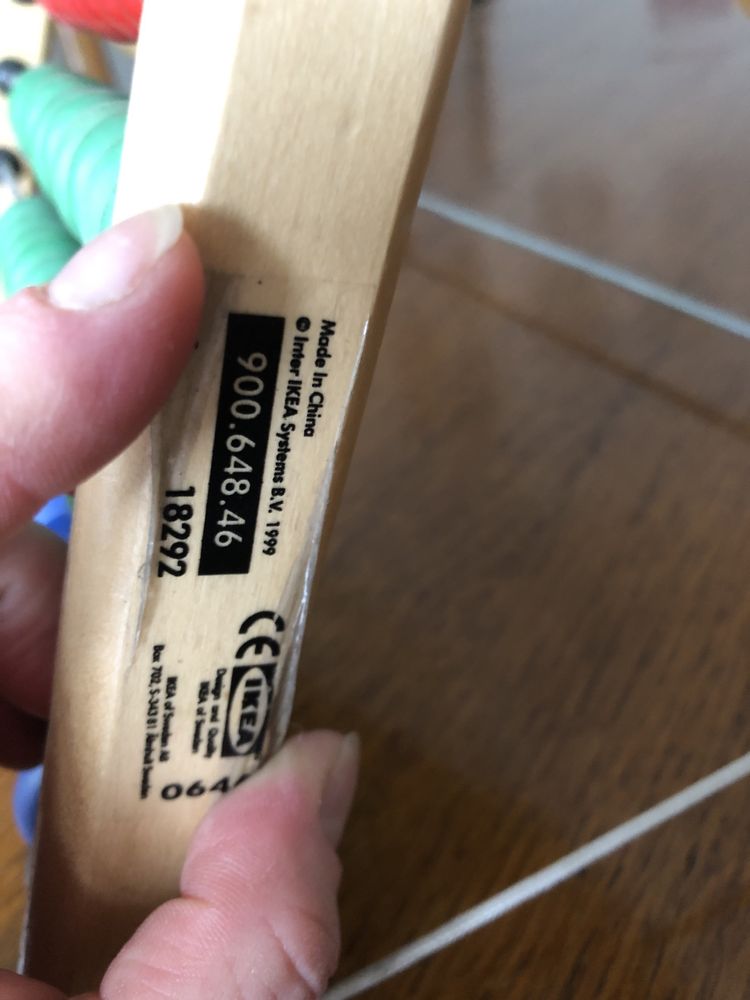 Liczydło drewniane duże Ikea