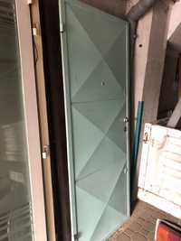 Drzwi stalowe metalowe piwnica techniczne budowa 80 lewe