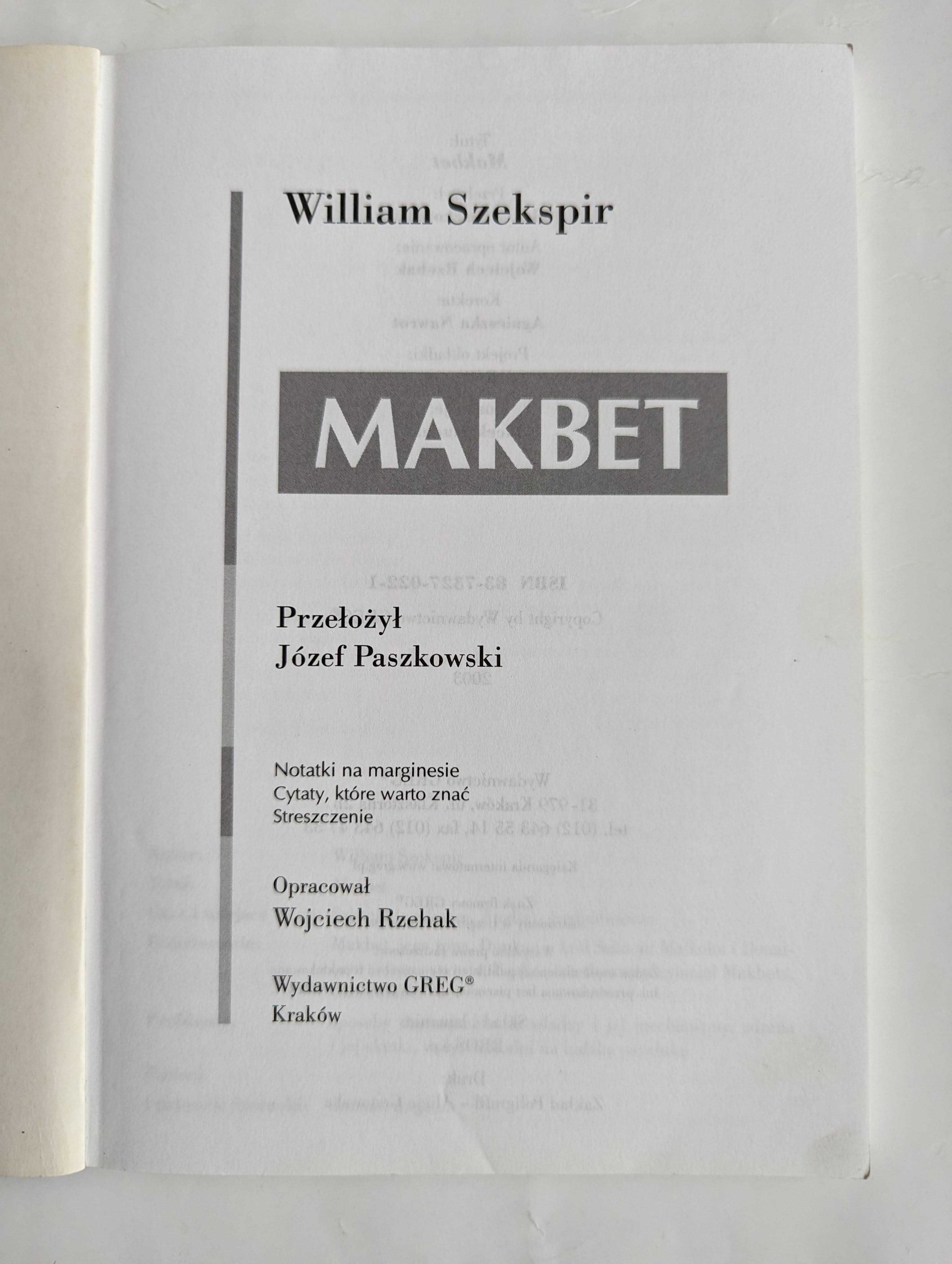 Makbet Wiliam Szekspir