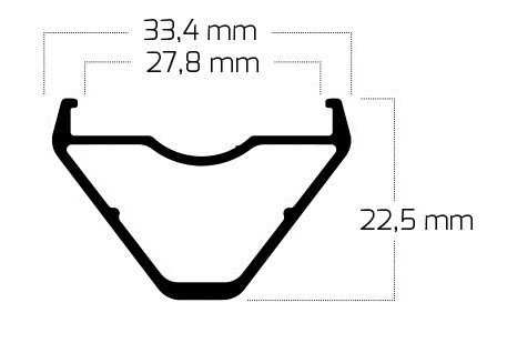 2szt.obręcz felga RYDE Yura 29'' 32ot. All Mountain E-Bike Enduro 33mm