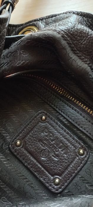 Брендова сумка Prada шкіряна