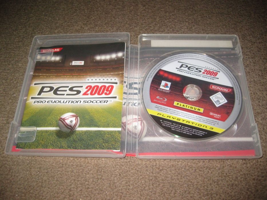 Jogo "PES 2009" para PS3/Completo!