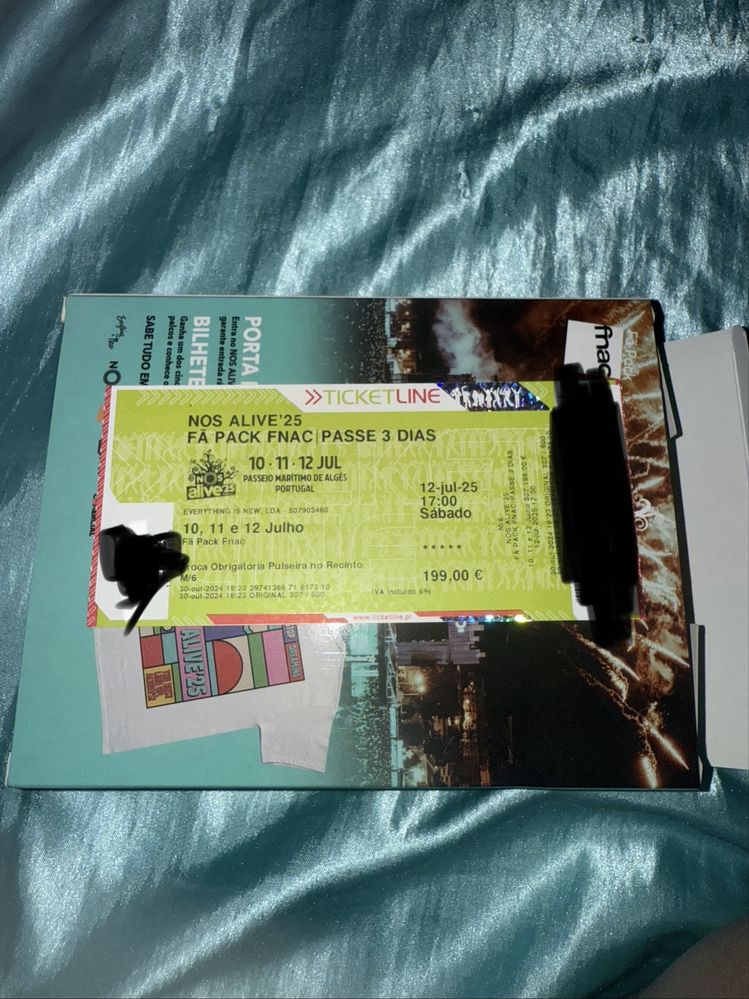 Bilhete de 3 dias nos alive