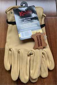Kinco Перчатки водоотталкивающие кожаные рабочие ферма для водителя