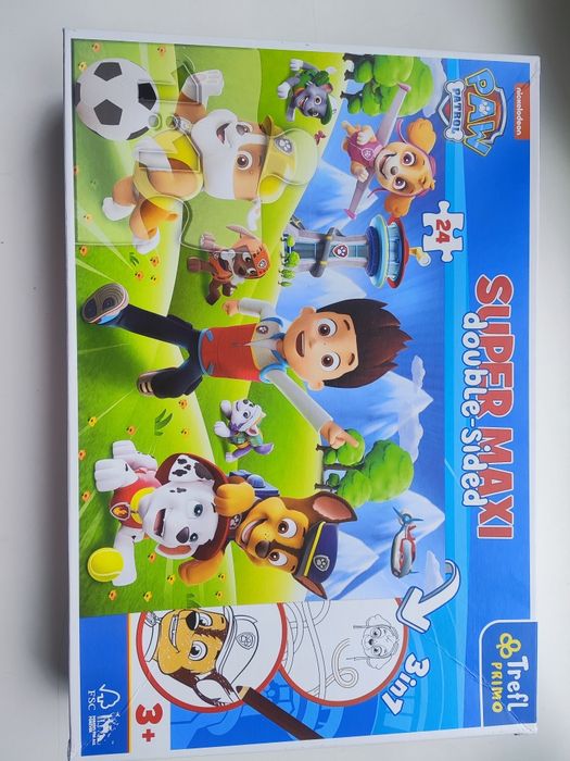 Дитячі пазли SUPER МАХІ Щенячий патруль "Пригоди" Trefl 41001 24 елеме