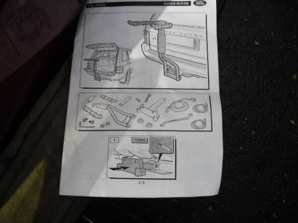 Range Rover L322 Jogo Suporte Bicicleta VTG500020