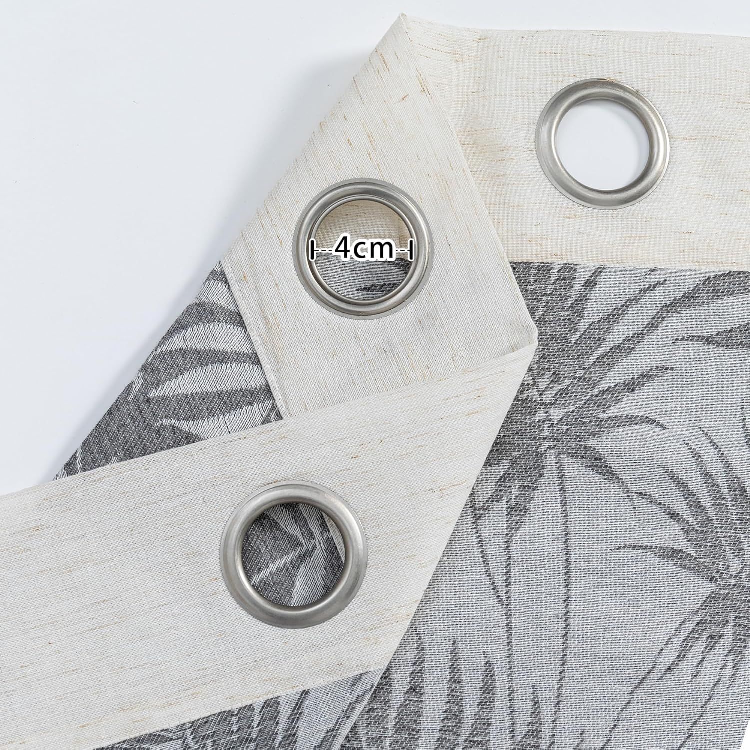 Zasłony Boho 2szt Półprzezroczyste Beżowe 260x140 na Przelotkach