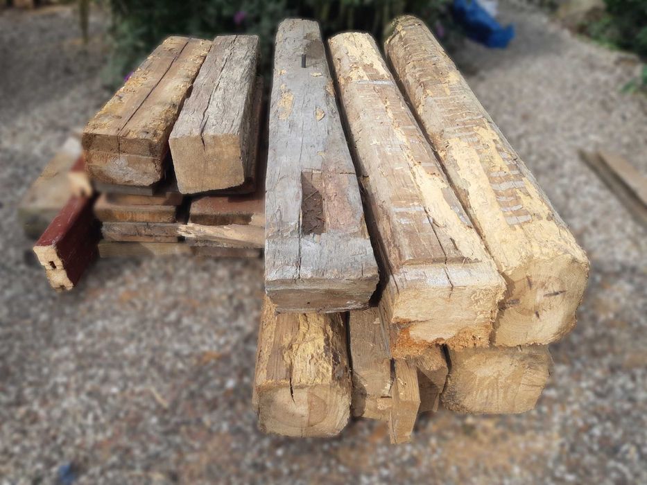 Stare belki poniemieckie Deski Belka Różne Dł. 2m 1m 8szt. - Transport