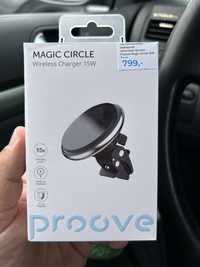 Автотримач з бездротовою зарядкою Proove Magic Circle Pro 15W Black