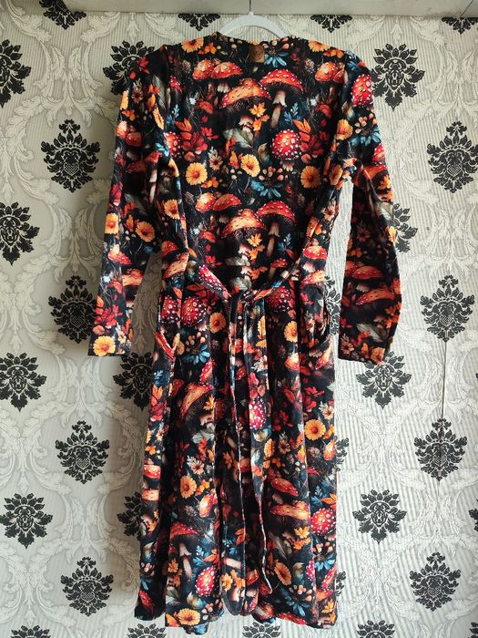 Sukienka grzyby xl jesień jesieniara ciepła