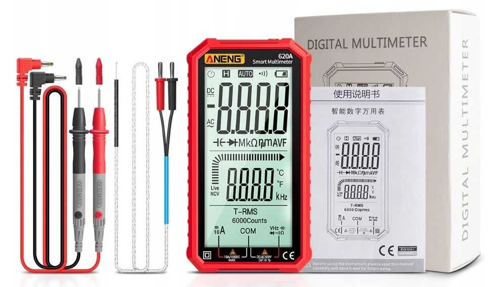 Multimetr cyfrowy inteligentny Aneng 620A