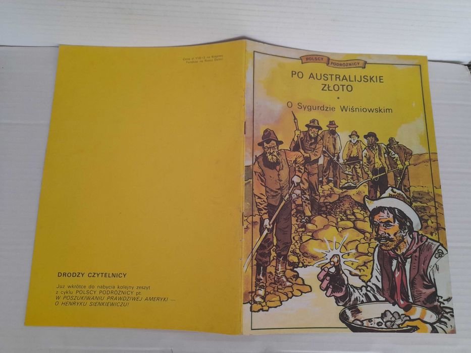 Komiks PO AUSTRALIJSKIE ZŁOTO 1987 wydanie 1 Marek Szyszko