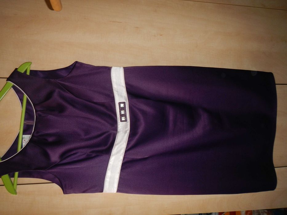 Elegancka sukienka wesele komunia 44 46 bolerko komplet