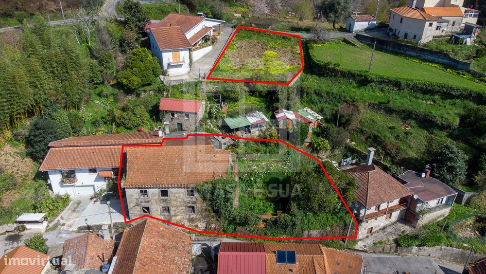 Casa centenária em pedra p/ reconstrução Silva Escura, Sever do Vouga