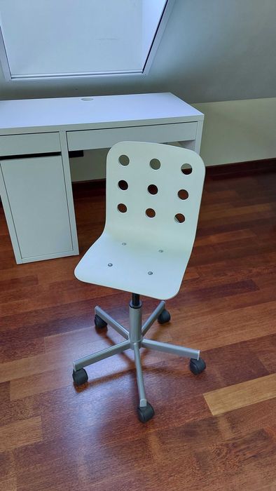 Krzesło dla dziecka IKEA JULES białe