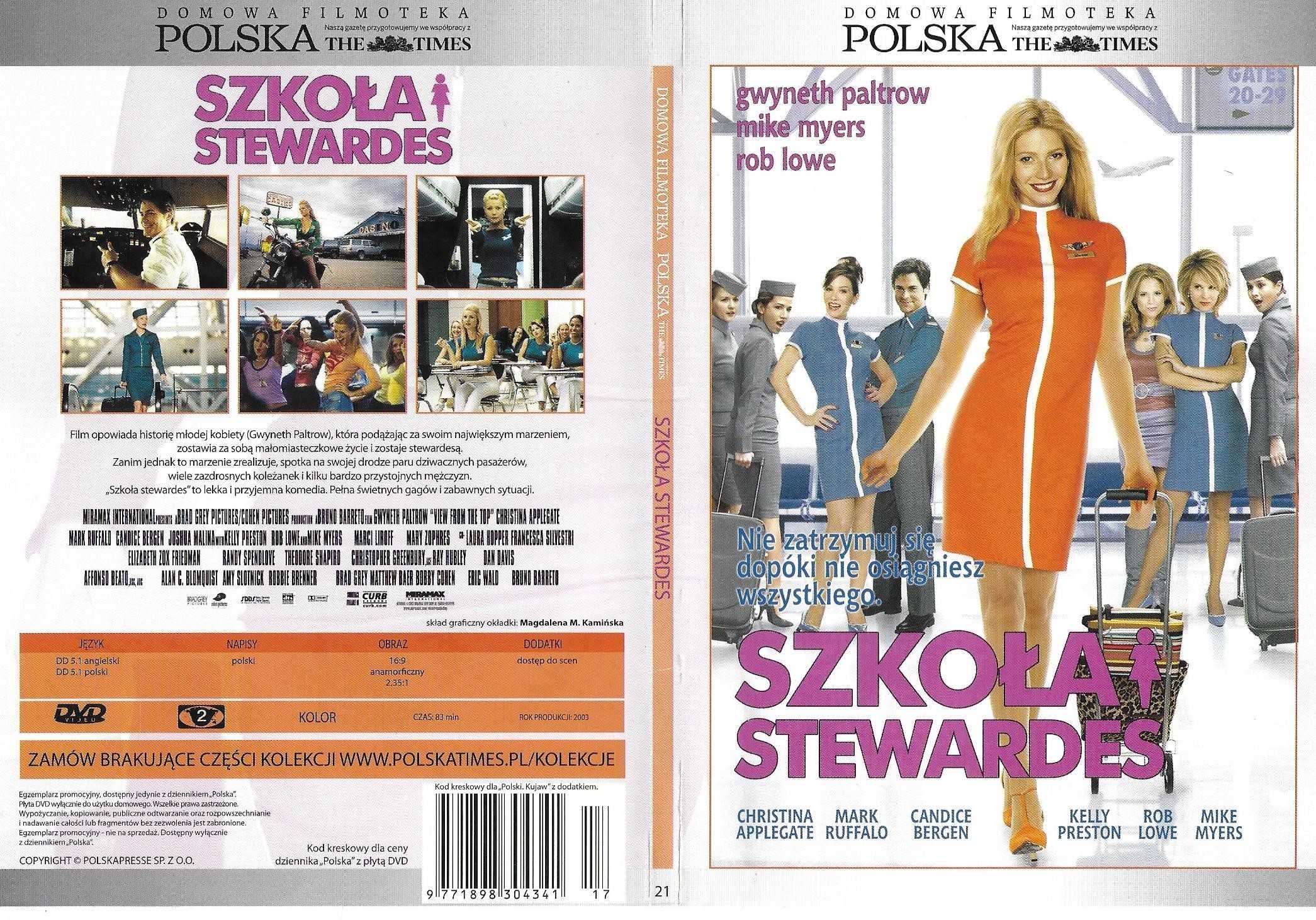 Szkoła stewardes DVD