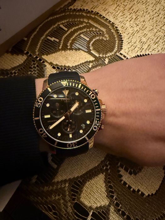 Tissot seastar 1000 gold