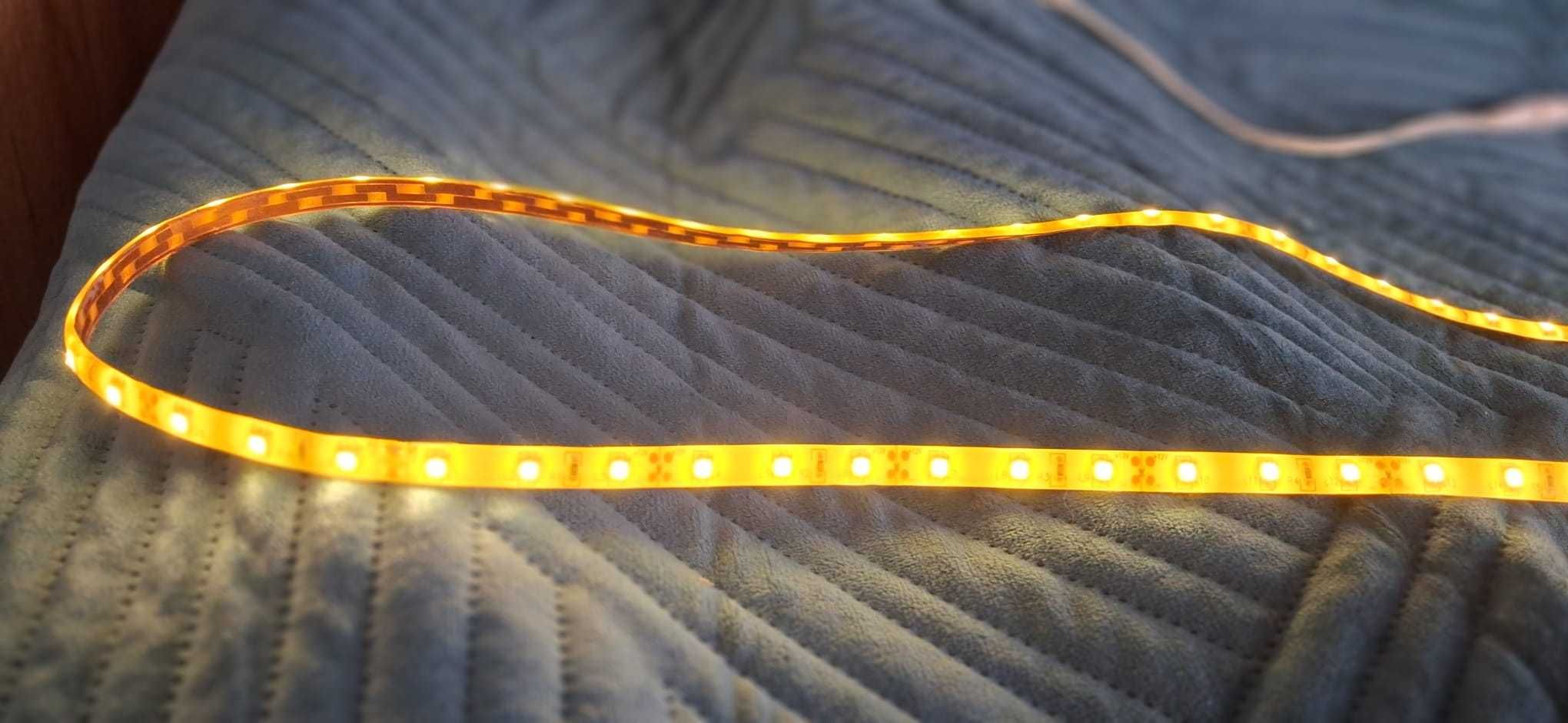 Taśma LED zasilaczem --> długość  188cm