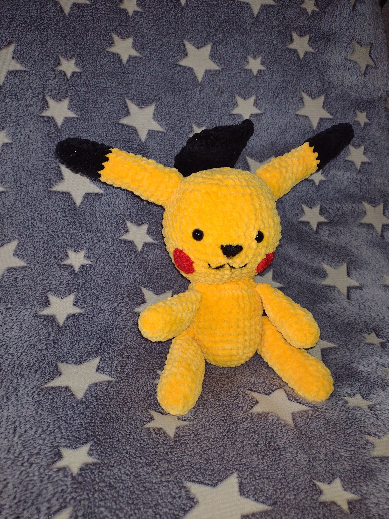 Maskotka amigurumi, hand made, Pikachu