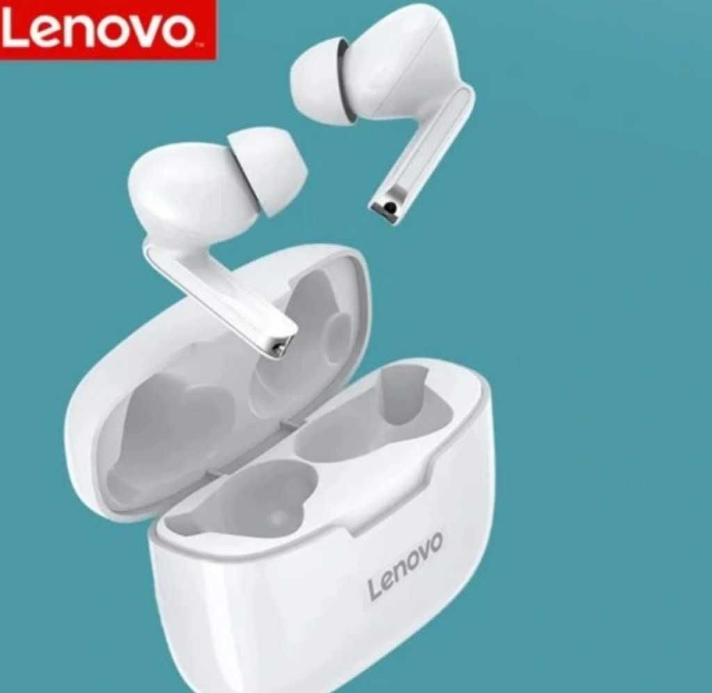Słuchawki BLUETOOTH douszne LENOVO XT90 białe