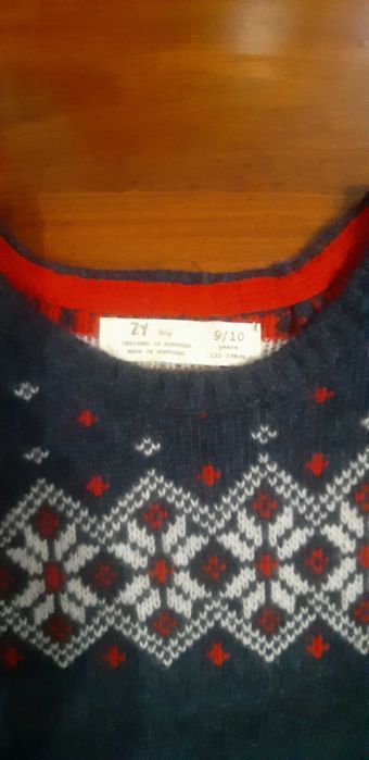 Camisola 9/10 menino